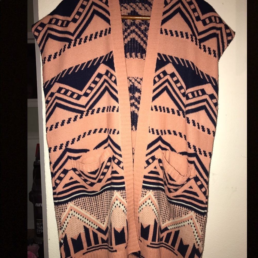 Honeylee boutique poncho cardigan never worn